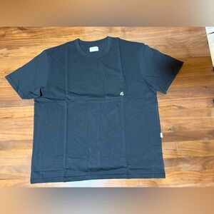 Aime Leon Dore ALD Monogram Pocket Tee Size XL in “Jet Black” Cotton T-Shirt